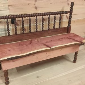 Vintage Spindle Bench
